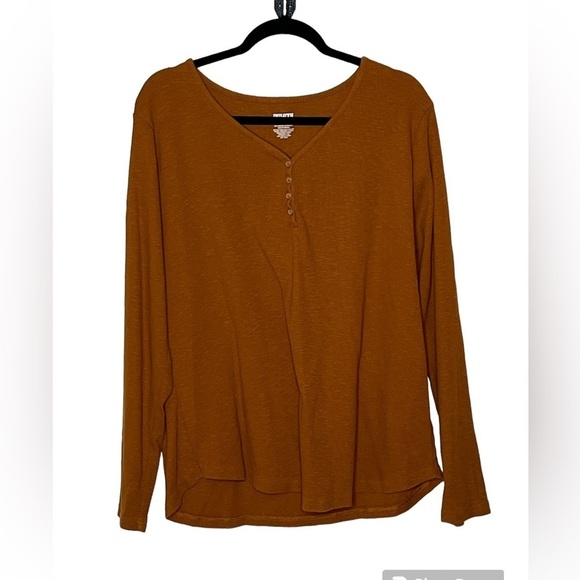 Duluth Trading Co Tops - Duluth Burnt Orange Thermal Top Sz XXL